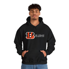 Load image into Gallery viewer, Believe Bengals Inspired Unisex Heavy Blend Hooded Sweatshirt