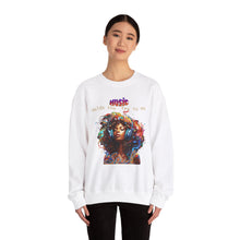 Load image into Gallery viewer, Music holds the key to my soul Crewneck Sweatshirt