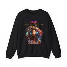 Load image into Gallery viewer, Music holds the key to my soul Crewneck Sweatshirt