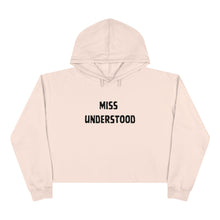 Load image into Gallery viewer, Miss Understood Crop Hoodie