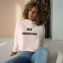 Load image into Gallery viewer, Miss Understood Crop Hoodie