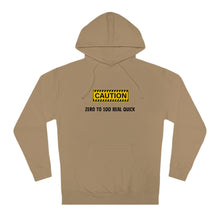 Load image into Gallery viewer, Caution Zero to 100  Unisex Hooded Sweatshirt