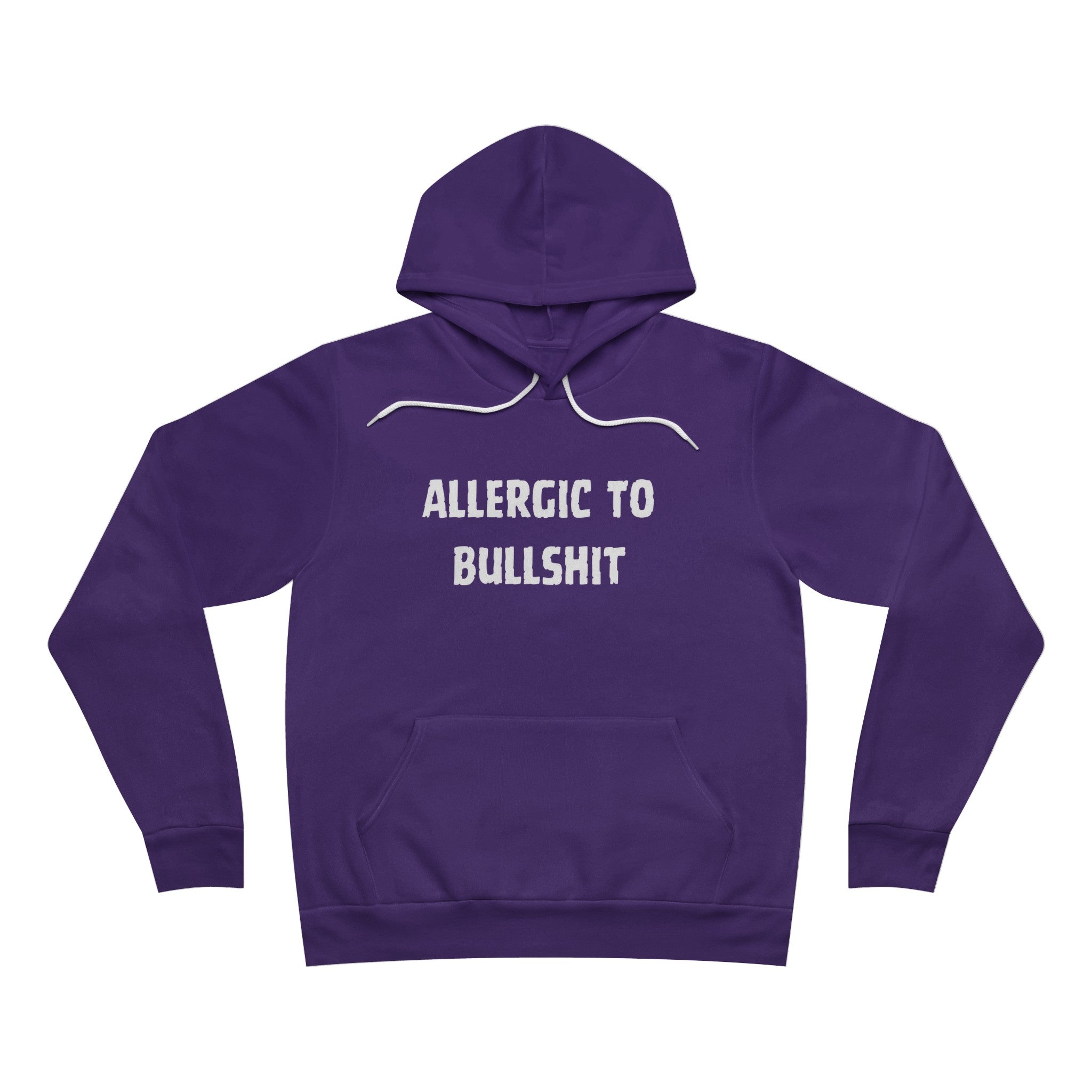 Allergic To Bullshit  Unisex Sponge Fleece Pullover Hoodie