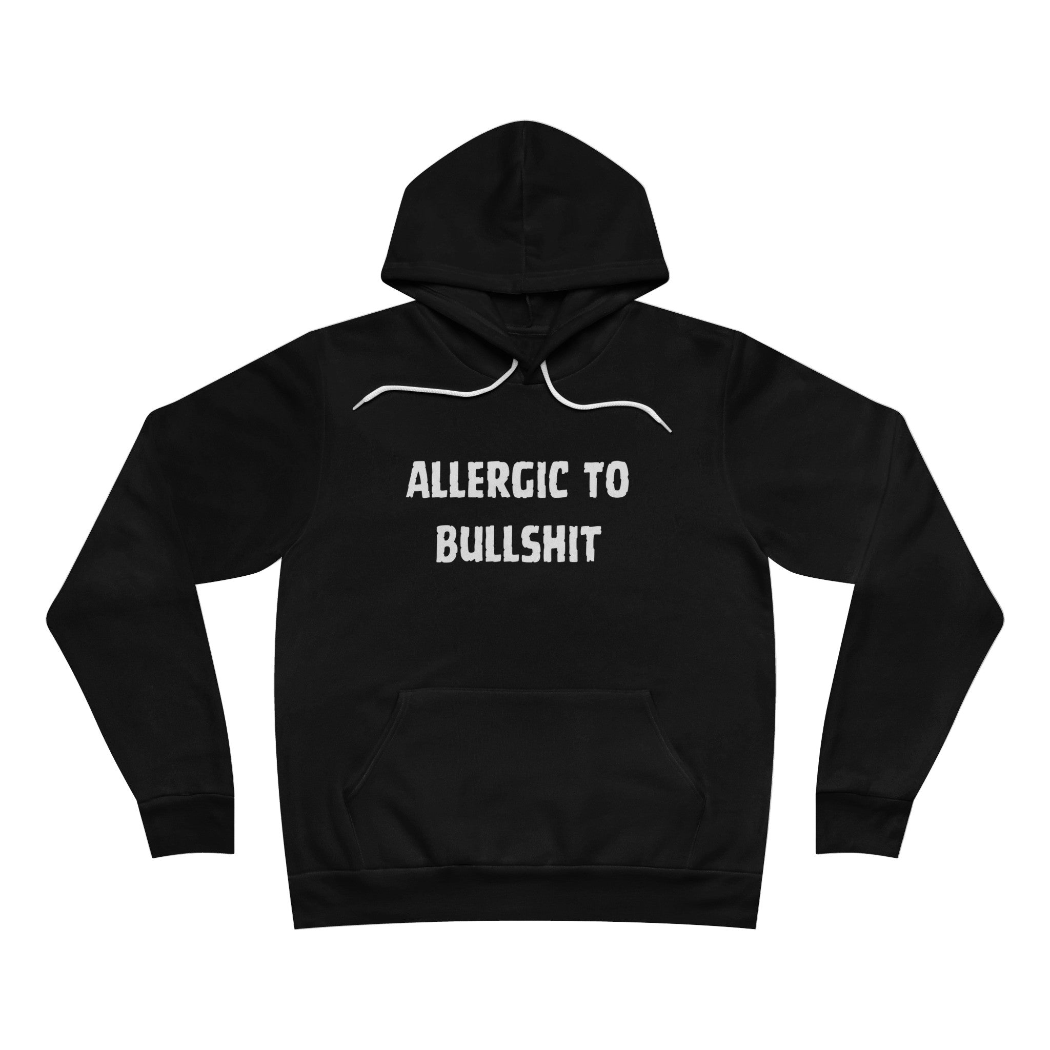 Allergic To Bullshit  Unisex Sponge Fleece Pullover Hoodie