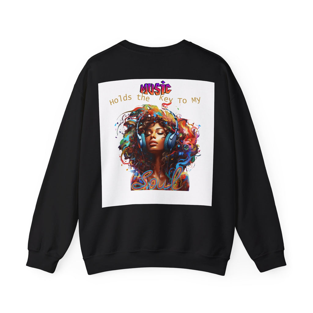 Music holds the key to my soul Crewneck Sweatshirt