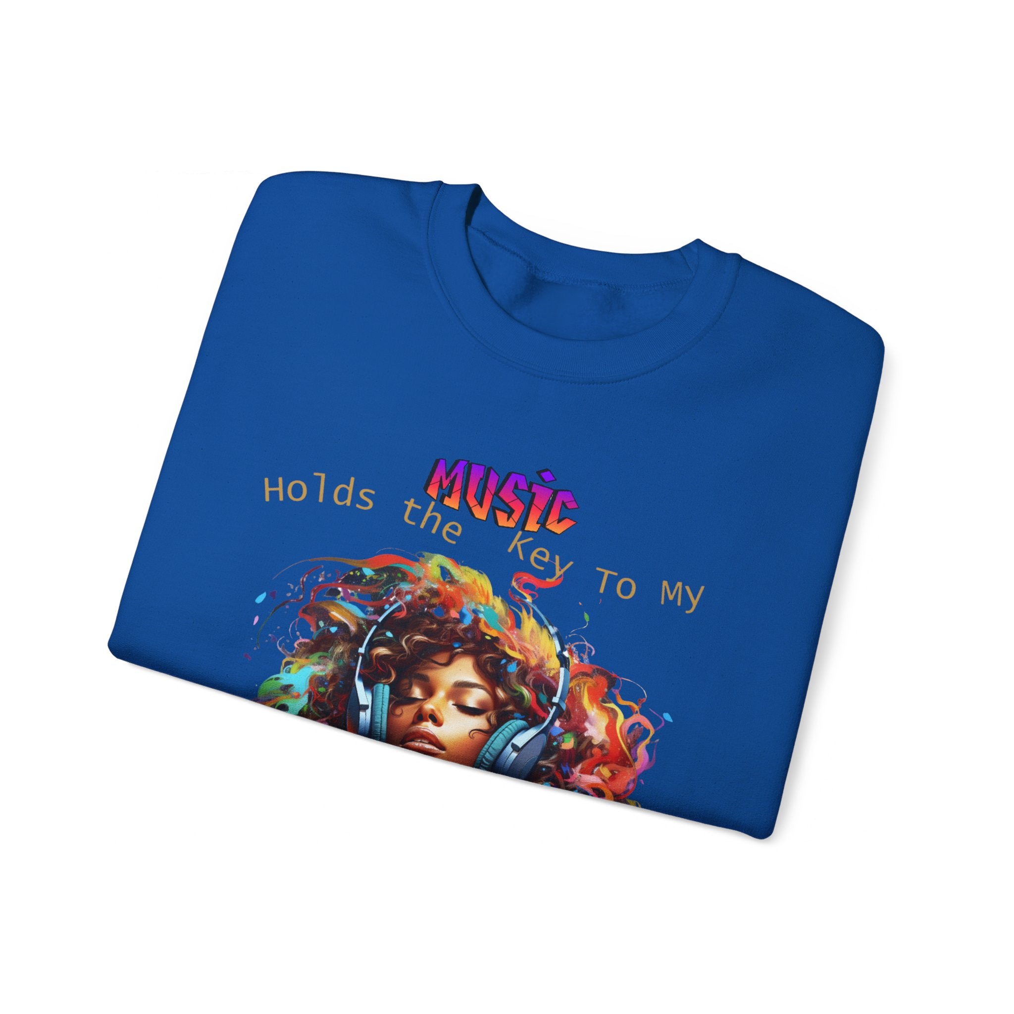 Music holds the key to my soul Crewneck Sweatshirt