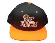 BE RICH Two Tone Snapback