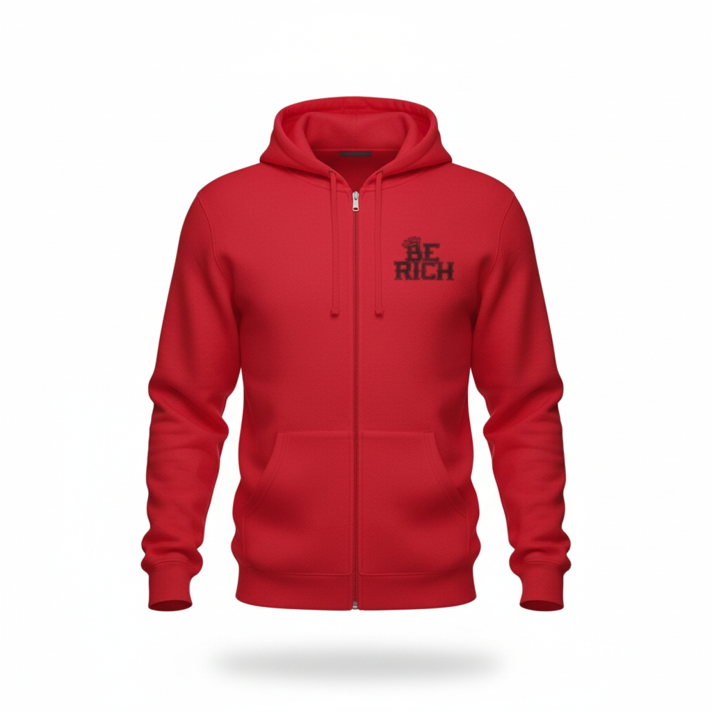BE RICH Jogger Zip-up Hoodie
