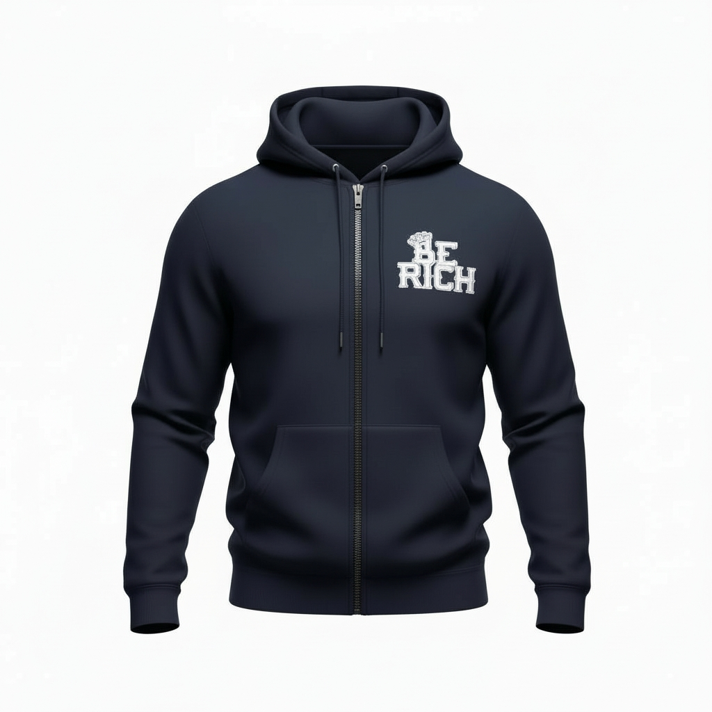 BE RICH Jogger Zip-up Hoodie