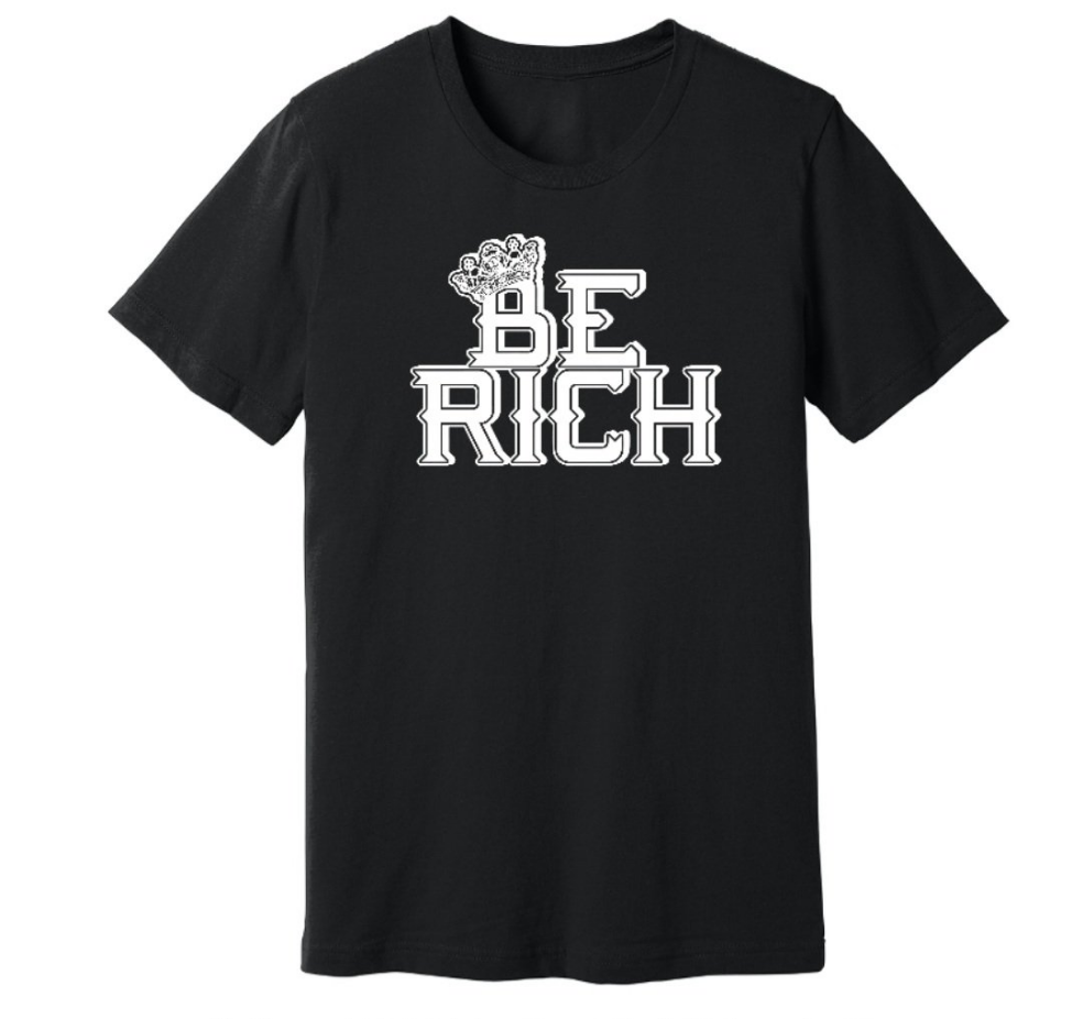 BE RICH Short sleeve T-shirt